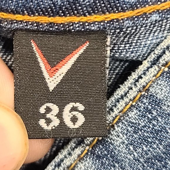 VIA DUTTUS 11.5" Brazilian Denim Blue Jean Skirt Womens Size 0 NWT - Picture 5 of 11